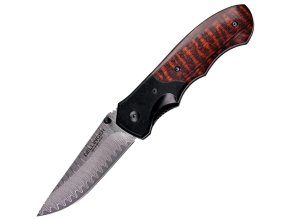 Nůž Dellinger Damascus Hunter Snake Wood