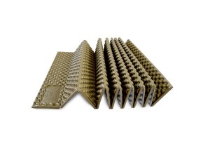 Karimatka skládací pěnová CIRRUS Regular khaki/alu s obalem