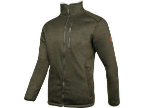 Bunda SCANDINAVIAN SHERPA zateplená ZELENÁ