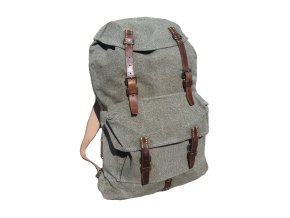 Batoh ŠVÝCARSKÝ s koženými popruhy použitý
