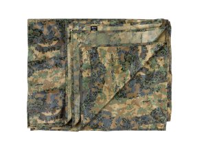 Plachta nepromokavá lehká 3 x 3 m rakouské maskování 03-Tarnanzug