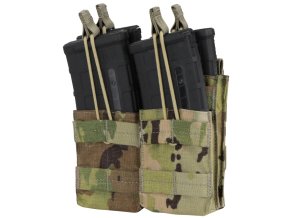 Sumka MOLLE dvojitá na zásobníky 4xM4 otevř. MULTICAM®