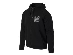 Mikina OLD SCHOOL se zipem a kapucí ČERNÁ