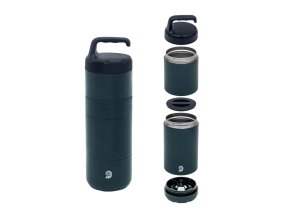 Termoska na jídlo dvojitá 400/280ml Soft-Touch s lžící