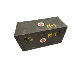 Bedna dřevěná zdravotní M-1 70 x 40 x 31 cm ZELENÁ