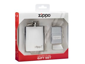 Zapalovač a placatka 3oz ZIPPO dárkové balení