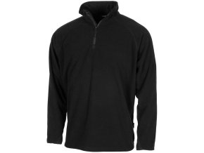 Mikina TROYER microfleece ČERNÁ
