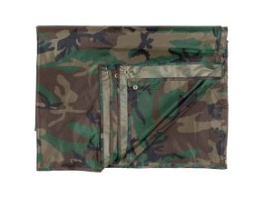 Plachta nepromokavá lehká 3 x 4 m WOODLAND