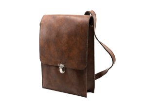 Taška na doklady RUMUNSKÁ přes rameno koženka HNĚDÁ