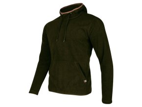 Mikina s kapucí COUNTRY fleece DARK OLIVE