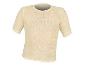 Triko dánské děrované BÍLÉ