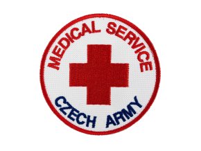 Nášivka MEDICAL SERVICE CZECH ARMY barevná VELCRO