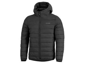 Bunda s kapucí AURORA 2.0 PUFFER HOODED ČERNÁ