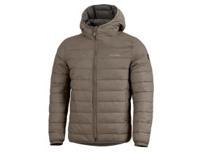 Bunda s kapucí AURORA 2.0 PUFFER HOODED ZELENÁ RAL7013