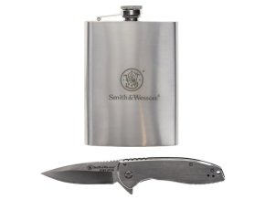 Set zavírací nůž + placatka + trychtýřek