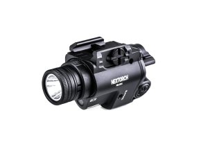 Svítilna taktická NEXTORCH WL23 na pistoli s laserem ČERNÁ