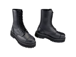 Boty vyvýšené Plateau PHANTOM 14-ti dírkové ČERNÉ