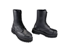 Boty vyvýšené Plateau PHANTOM 14-ti dírkové ČERNÉ