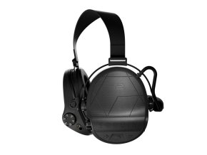 Sluchátka elektronická taktická Supreme T2 neckband ČERNÁ