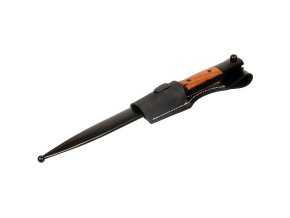 Bajonet typ K98 včetně pochvy a koženého závěsu REPRO