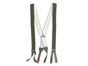 Kšandy BW na knoflíky s posuvkou ZELENÉ použité