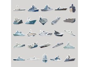 Samolepky LODĚ sada 50 kusů