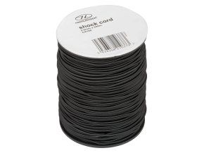 Šňůra elastická 2,5 mm 200 m ČERNÁ