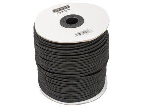 Šňůra elastická 8 mm 100 m ČERNÁ