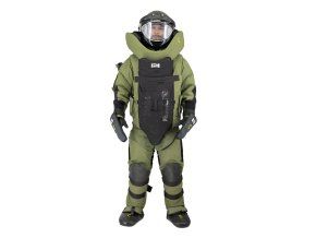 Oblek pyrotechnický EOD 9 MED-ENG s příslušenstvím ZELENÝ použitý