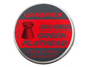 Diabolo Umarex Green Flathead Pb Free cal.4,5mm 200ks