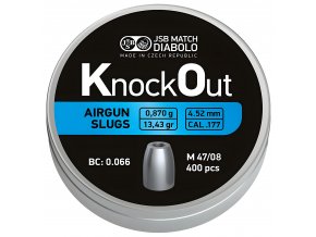 Diabolo JSB KnockOut Slugs .177 400ks cal.4,52mm