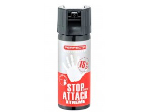 Obranný sprej pepřový Perfecta Stop Attack Xtreme OC JET 50ml