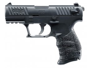 Airsoft Pištoľ Walther P22Q čierna Metal Slide ASG