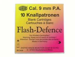Flash Defence náboje 9mm pištole 10ks