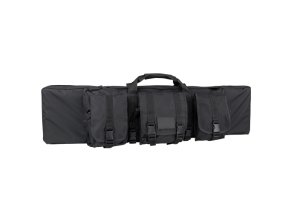 Taška na pušku 90 cm se 3 kapsami ČERNÁ