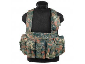 Vesta taktická CHEST RIG 6 kapes FLECKTARN