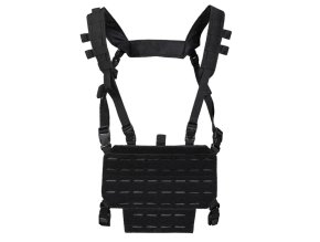 Vesta taktická lehká CHEST RIG s LASER panelem ČERNÁ