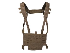 Vesta taktická lehká CHEST RIG s LASER panelem DARK COYOTE