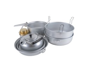 Set na vaření 9-ti dílný s konvičkou hliníková