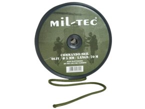 Šňůra COMMANDO ø 5 mm / 70 m ZELENÁ