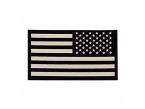 Nášivka IFF IR vlajka USA VELCRO reverzní PÍSKOVÁ