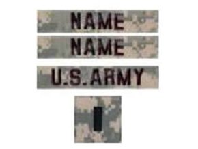 Nášivky U.S. ARMY sada 4ks VELCRO ACU DIGITAL