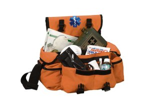 Taška lékařská pro záchranáře EMS přes rameno ORANŽOVÁ