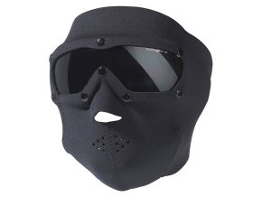 Maska s brýlemi SWAT PRO neopren ČERNÁ