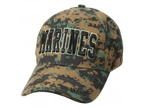 Čepice DELUXE MARINES baseball WOODLAND DIGITAL