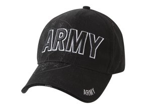 Čepice baseball DELUXE ARMY EAGLE ČERNÁ