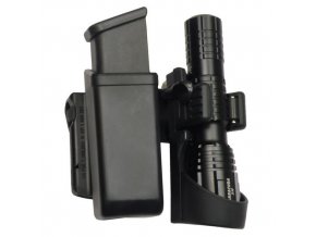 Pouzdro rotační pro zásobník 9mm LUGER a svítilnu LHU-04