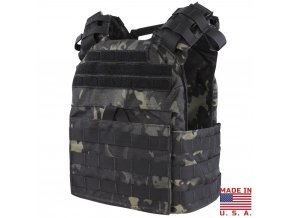 Vesta lehká CYCLONE MOLLE nosič plátů MULTICAM BLACK®