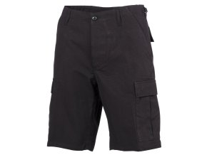 Kraťasy US střih BDU rip-stop ČERNÉ (velikost 3XL)