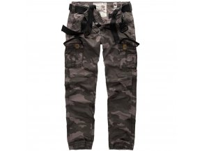 Kalhoty PREMIUM SLIMMY BLACK CAMO